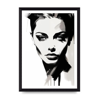 Simple and Elegant Abstract Portrait
