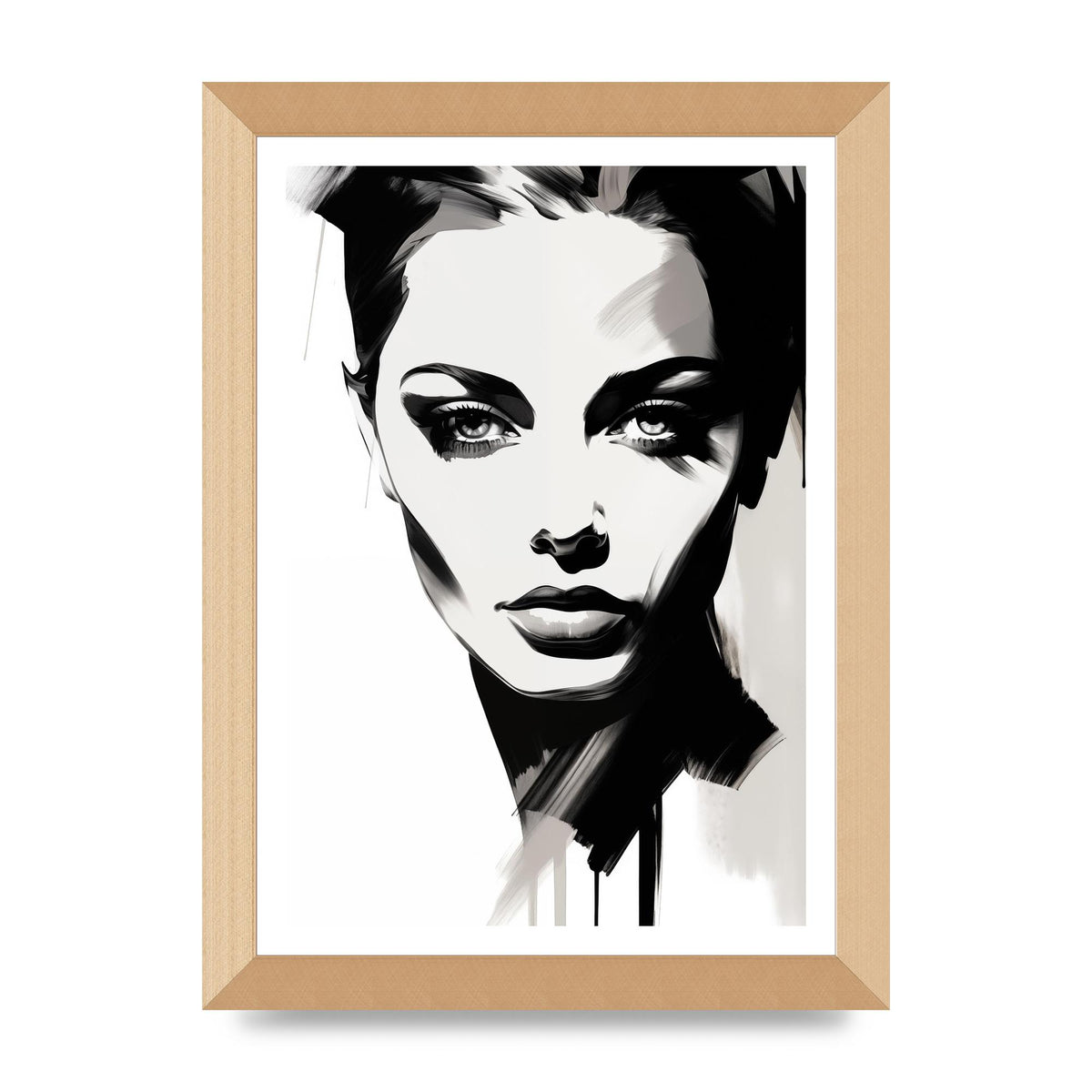 Simple and Elegant Abstract Portrait