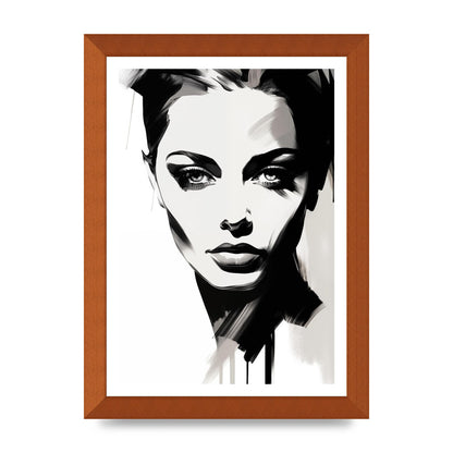 Simple and Elegant Abstract Portrait