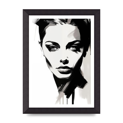 Simple and Elegant Abstract Portrait