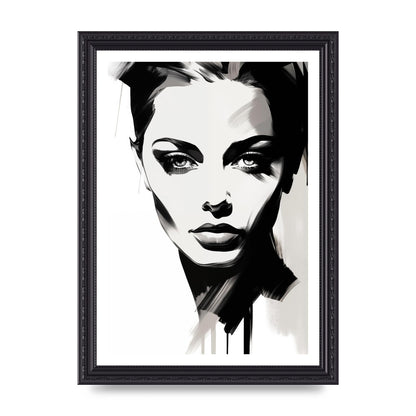 Simple and Elegant Abstract Portrait