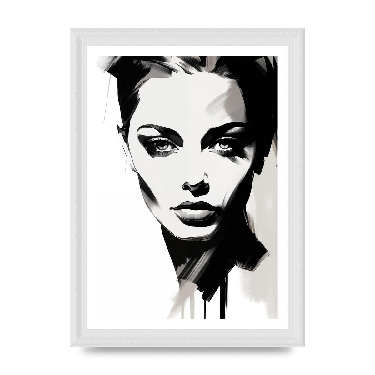 Simple and Elegant Abstract Portrait