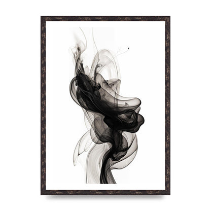 Serene Minimalist Black and White Art