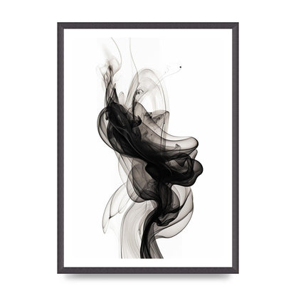 Serene Minimalist Black and White Art