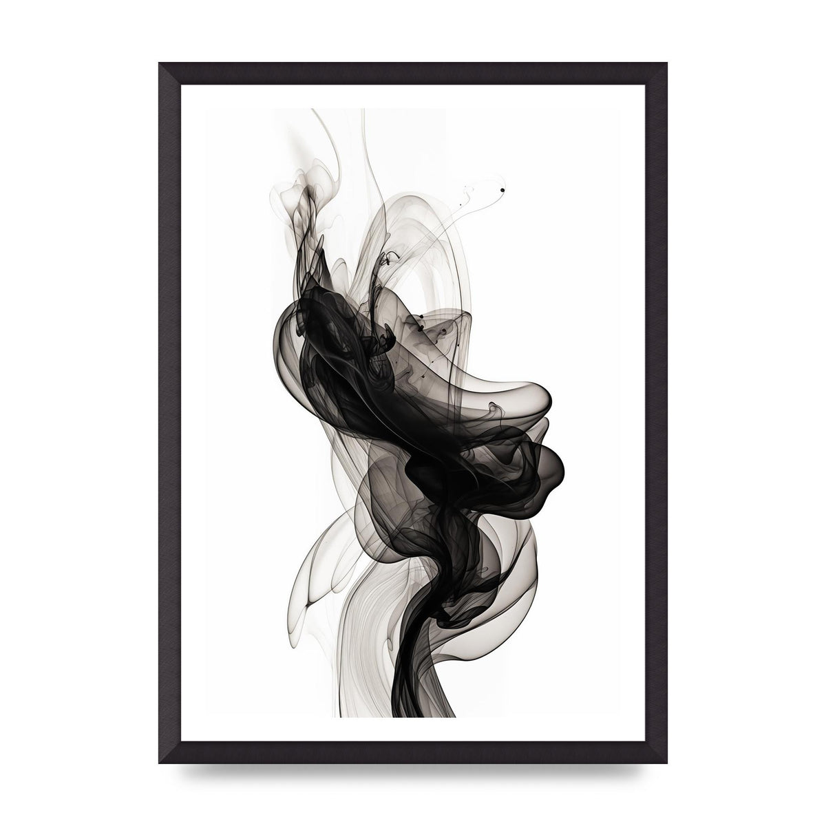 Serene Minimalist Black and White Art
