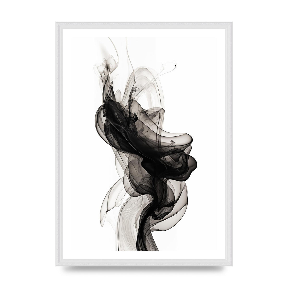 Serene Minimalist Black and White Art