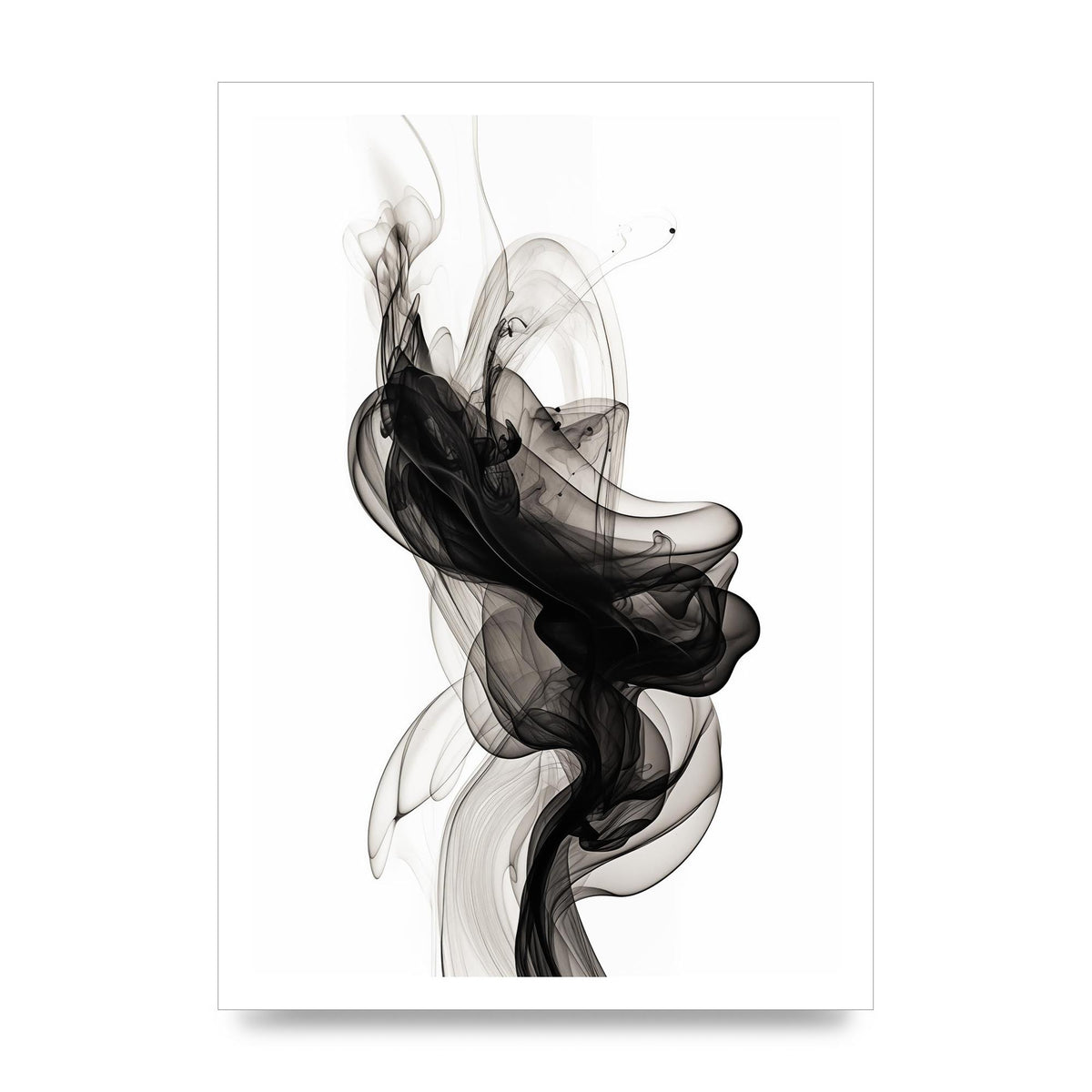 Serene Minimalist Black and White Art