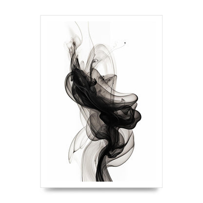 Serene Minimalist Black and White Art