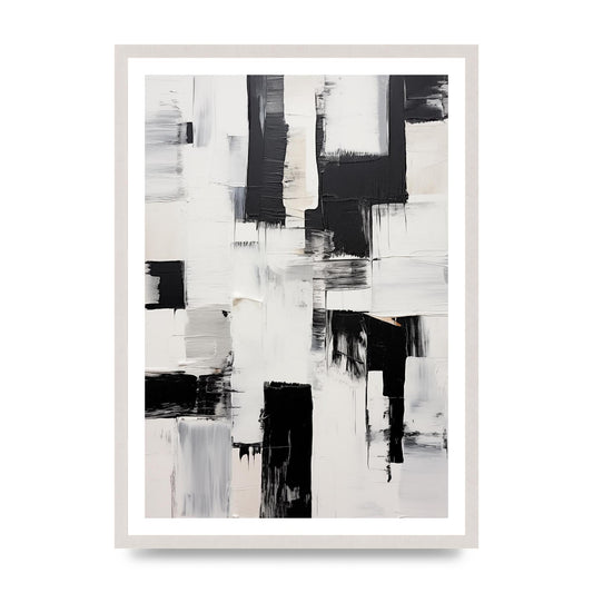 Enthralling Geometric Black and White Art