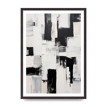Enthralling Geometric Black and White Art