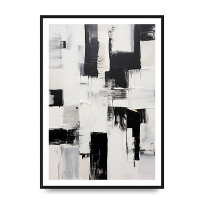 Enthralling Geometric Black and White Art
