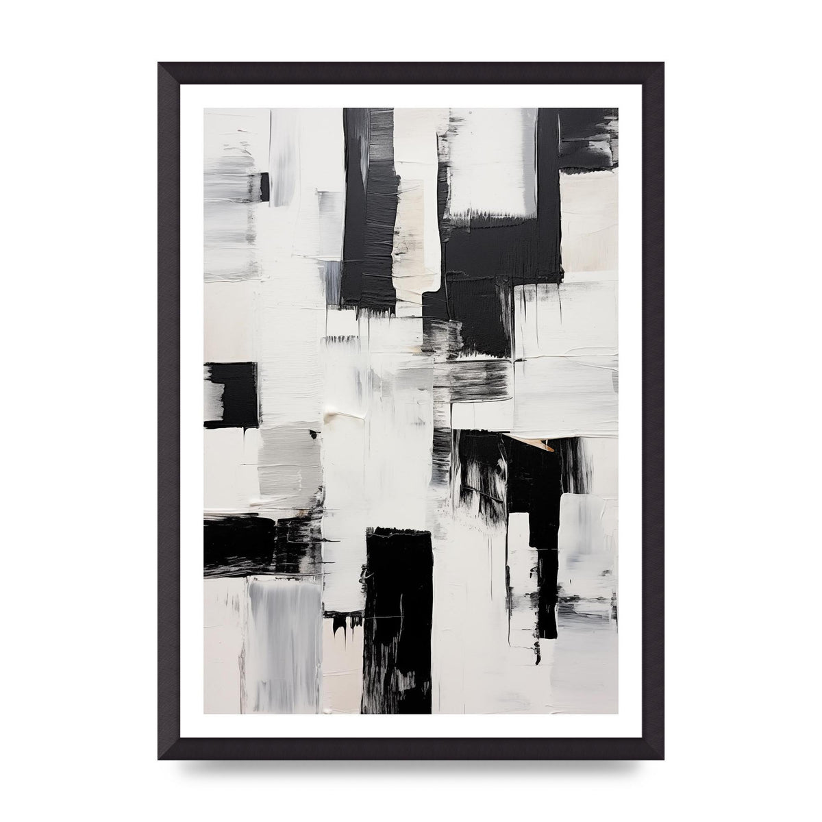 Enthralling Geometric Black and White Art