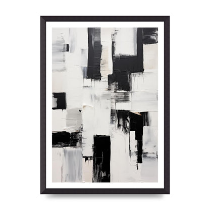 Enthralling Geometric Black and White Art
