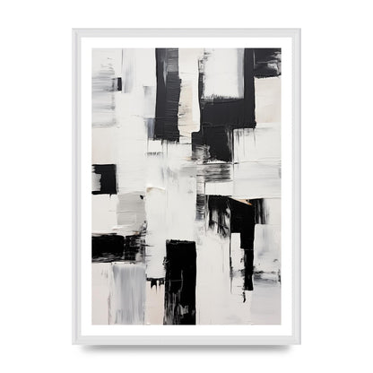 Enthralling Geometric Black and White Art