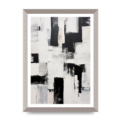 Enthralling Geometric Black and White Art