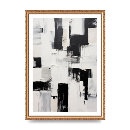 Enthralling Geometric Black and White Art
