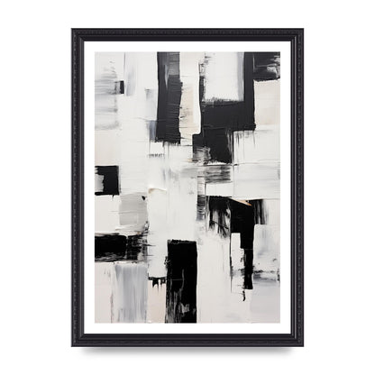 Enthralling Geometric Black and White Art