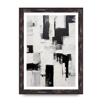 Enthralling Geometric Black and White Art