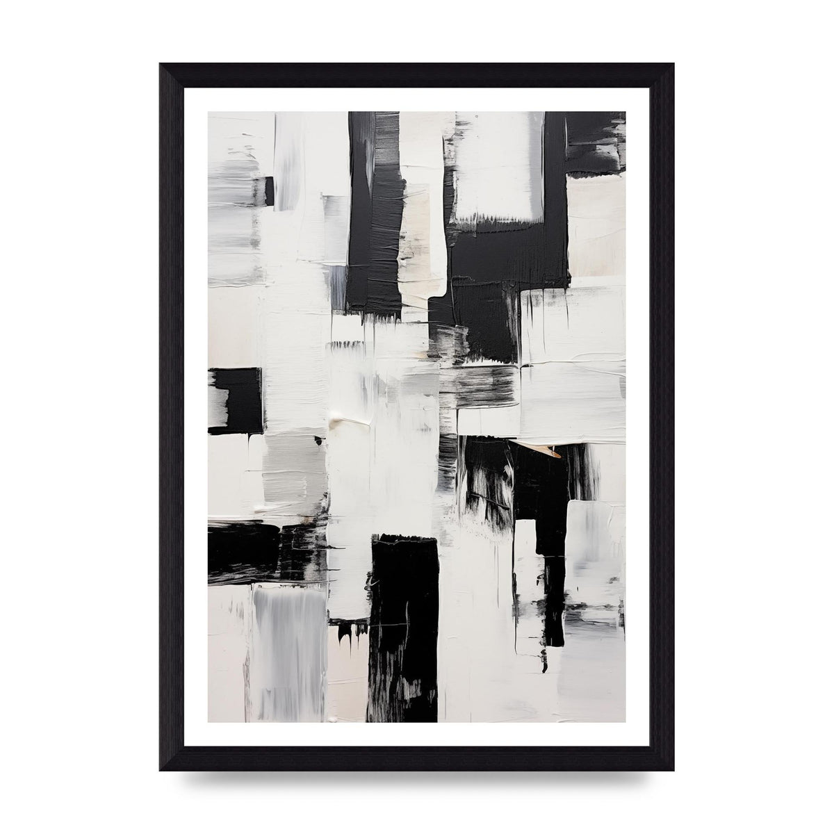 Enthralling Geometric Black and White Art