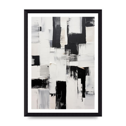 Enthralling Geometric Black and White Art