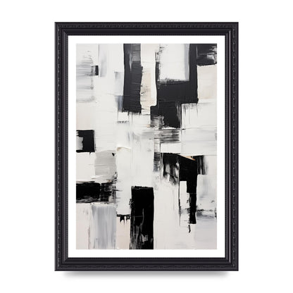 Enthralling Geometric Black and White Art