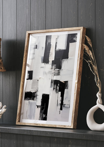 Enthralling Geometric Black and White Art