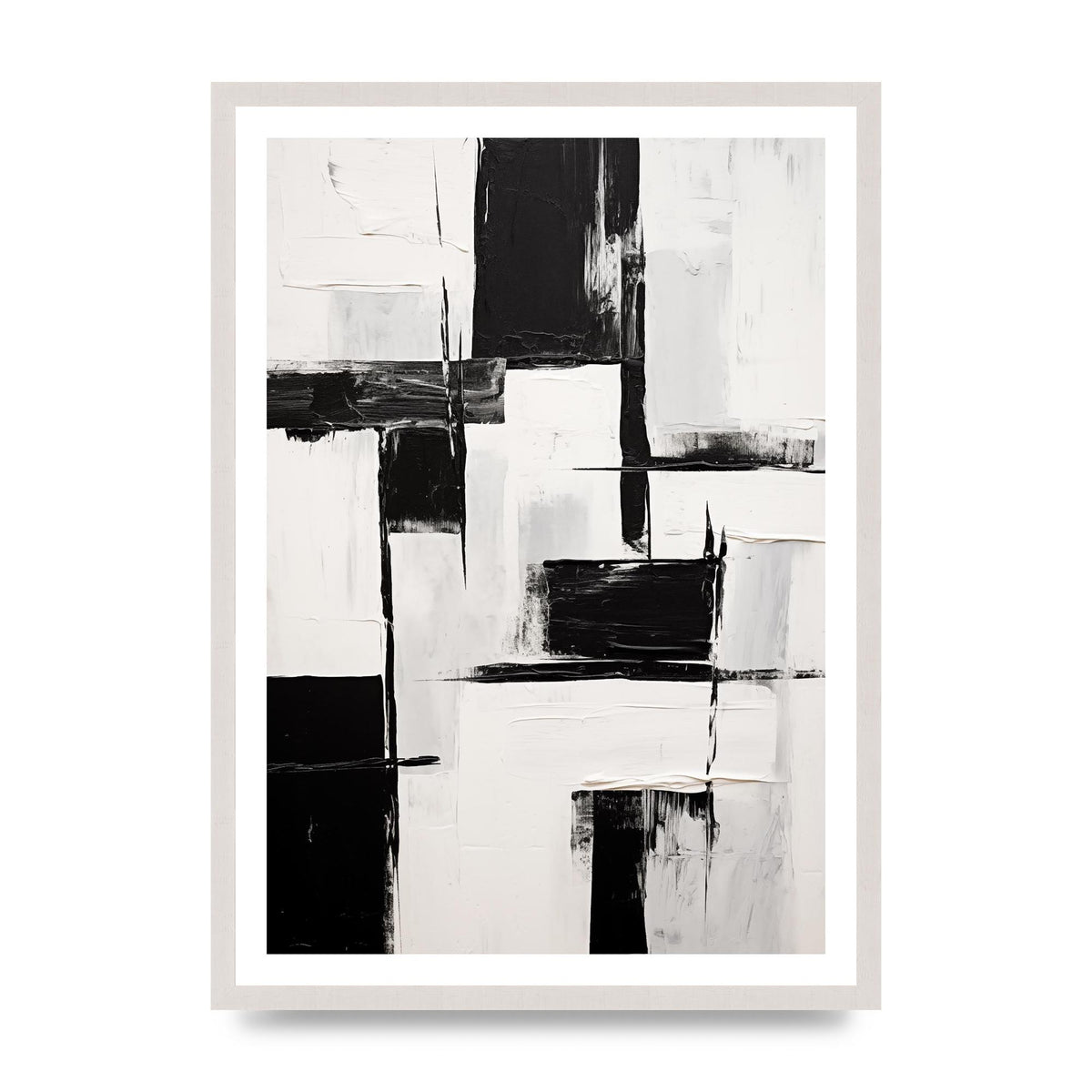 Captivating Geometric Black and White Pattern