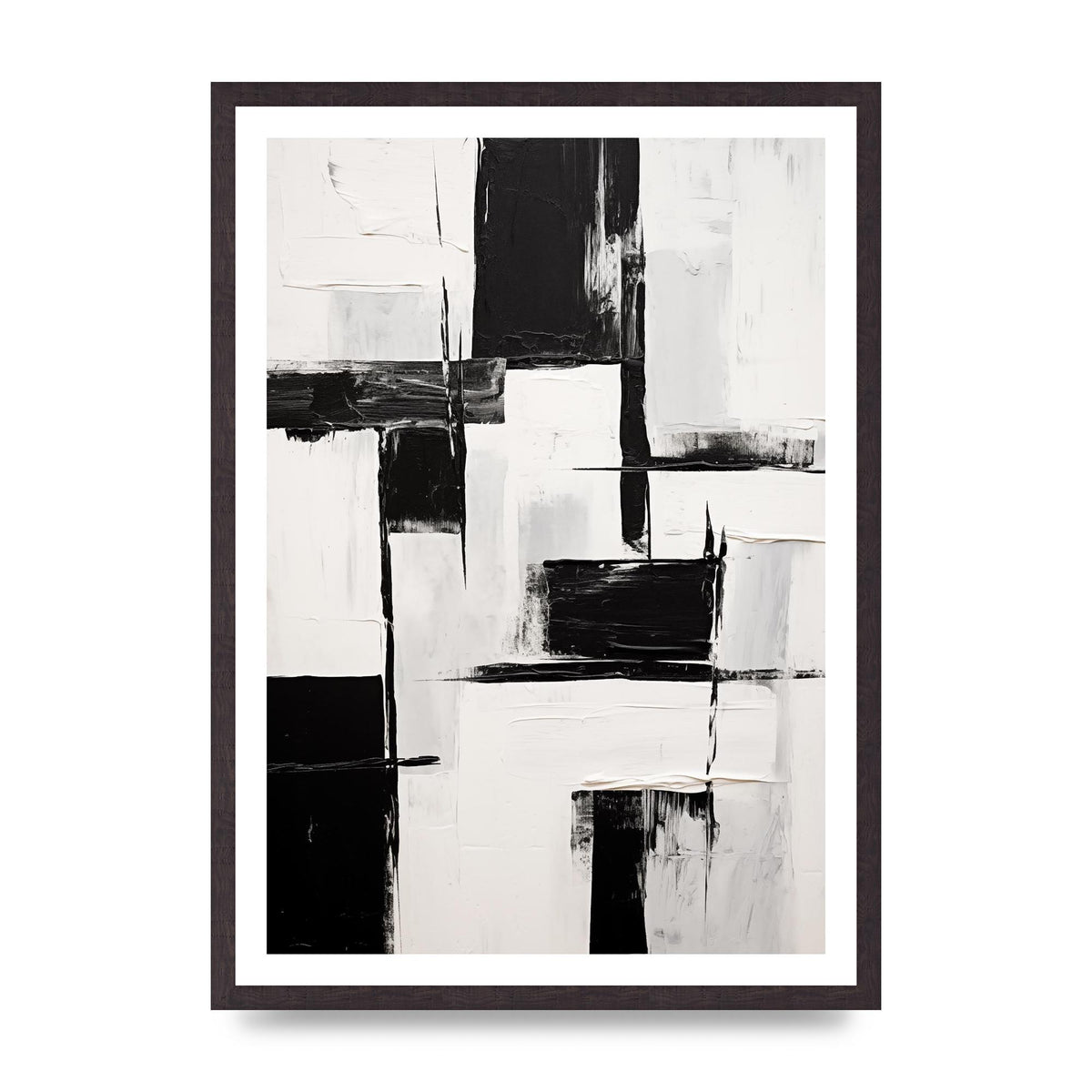 Captivating Geometric Black and White Pattern