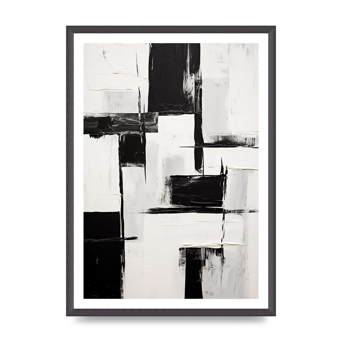 Captivating Geometric Black and White Pattern
