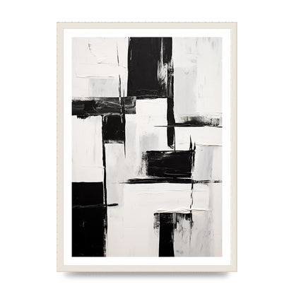Captivating Geometric Black and White Pattern