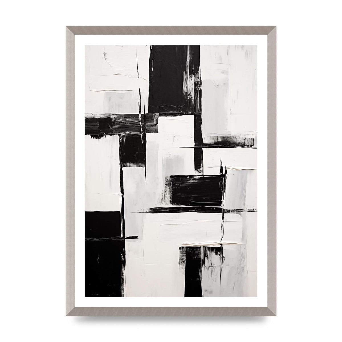 Captivating Geometric Black and White Pattern