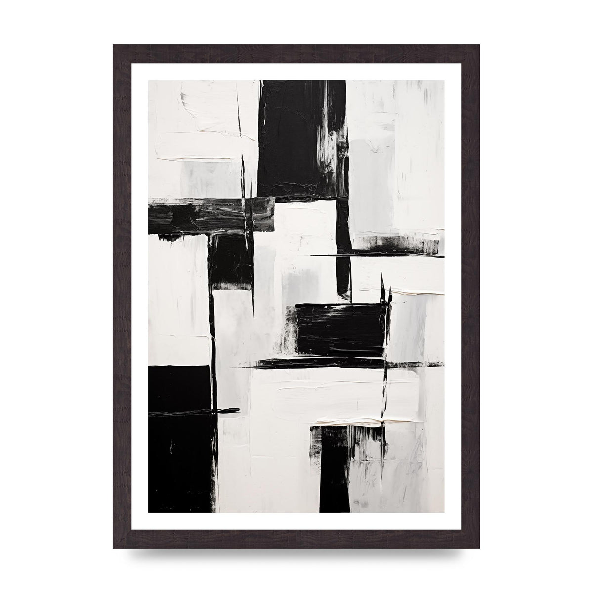 Captivating Geometric Black and White Pattern
