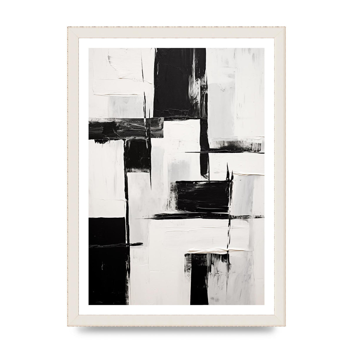 Captivating Geometric Black and White Pattern