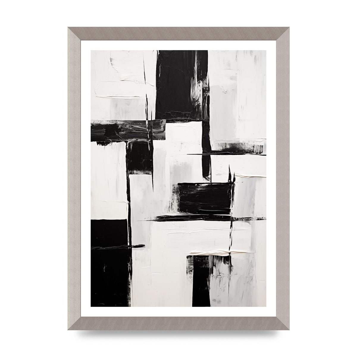 Captivating Geometric Black and White Pattern
