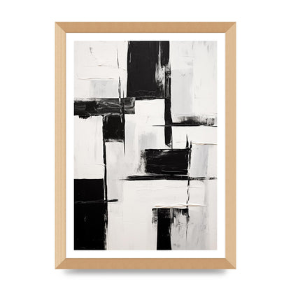 Captivating Geometric Black and White Pattern