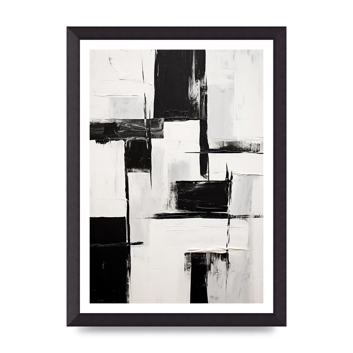 Captivating Geometric Black and White Pattern