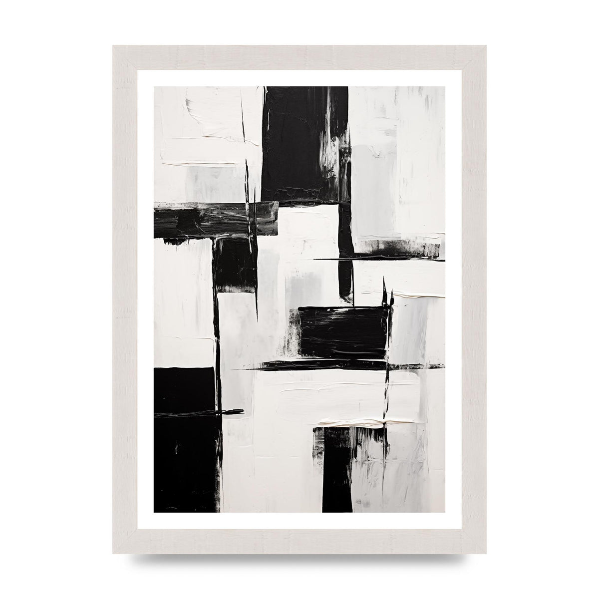 Captivating Geometric Black and White Pattern