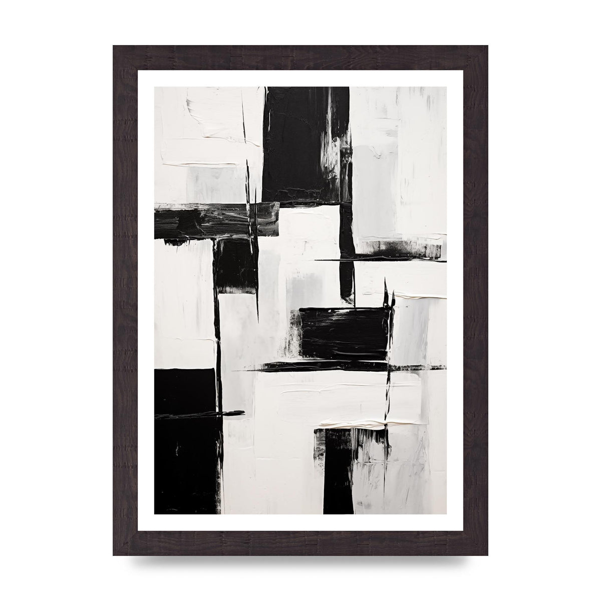 Captivating Geometric Black and White Pattern