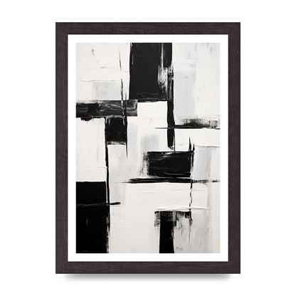Captivating Geometric Black and White Pattern