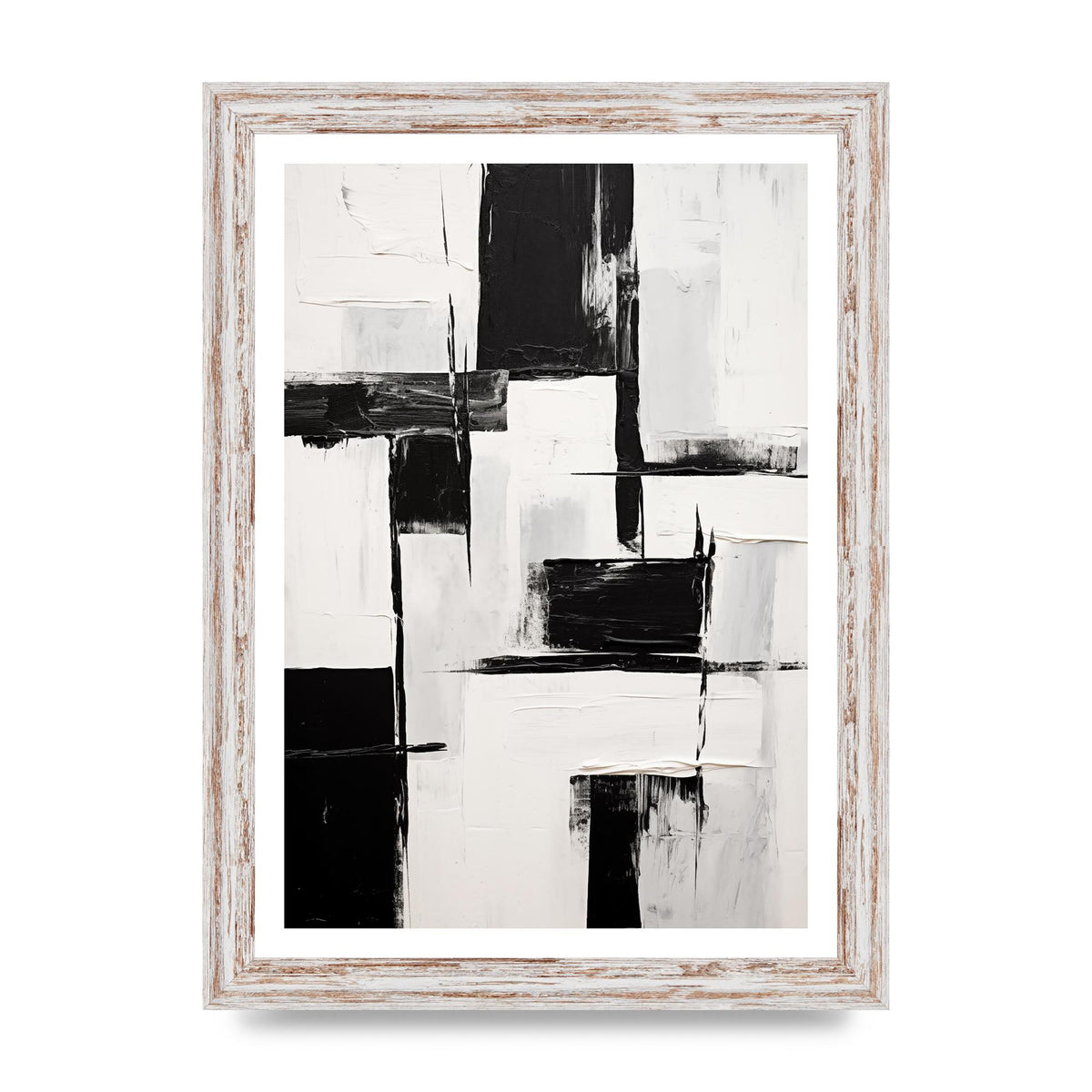 Captivating Geometric Black and White Pattern