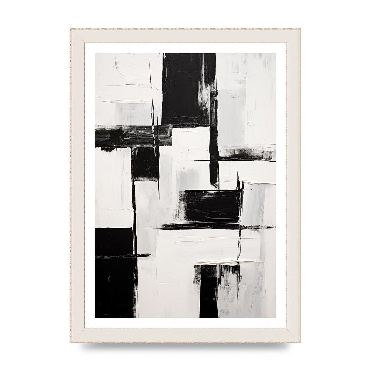 Captivating Geometric Black and White Pattern