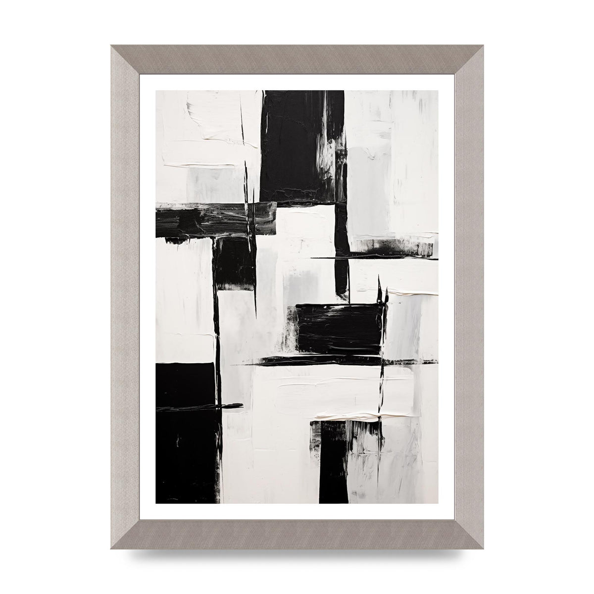 Captivating Geometric Black and White Pattern