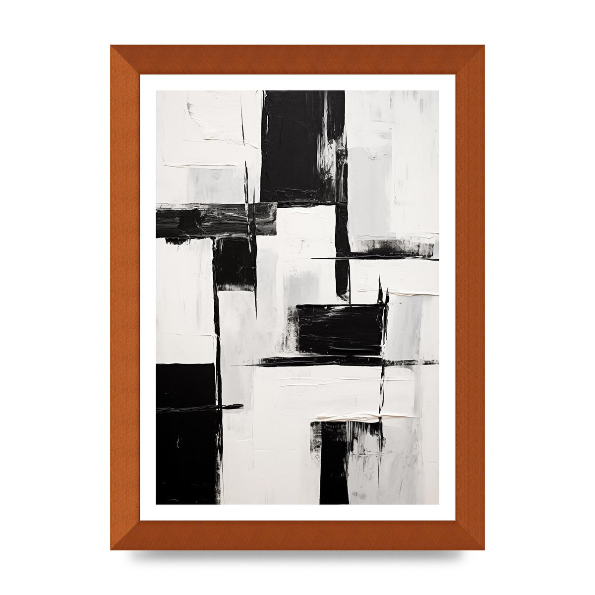 Captivating Geometric Black and White Pattern