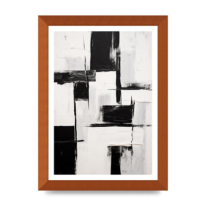 Captivating Geometric Black and White Pattern