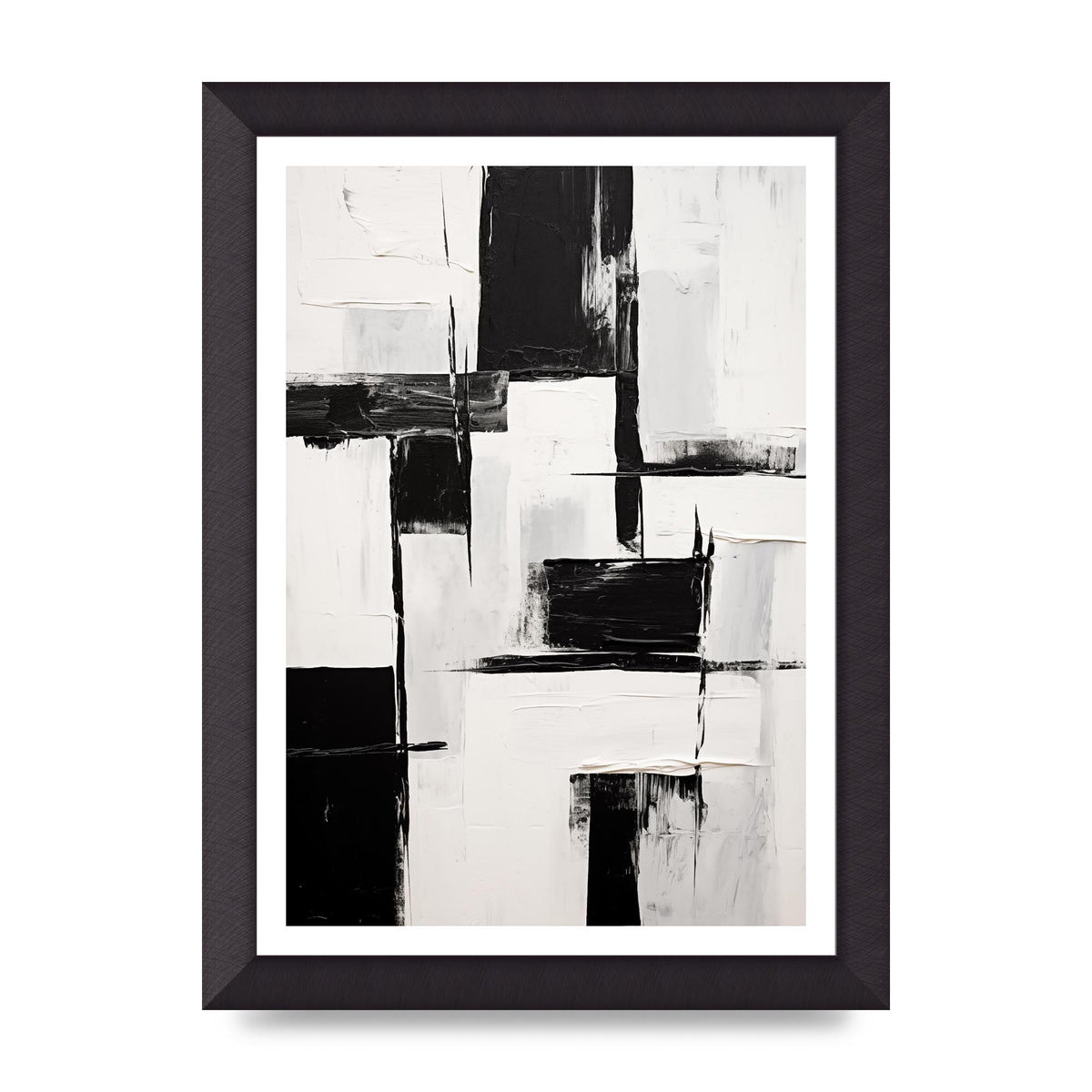Captivating Geometric Black and White Pattern