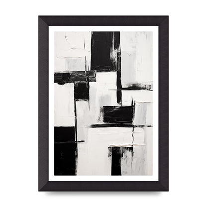Captivating Geometric Black and White Pattern