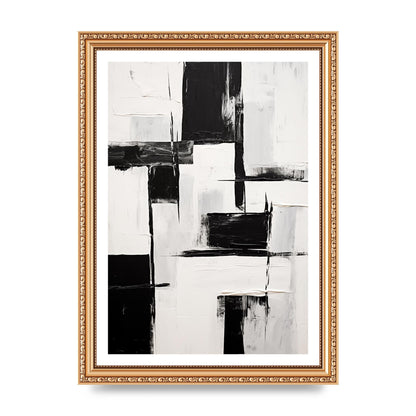 Captivating Geometric Black and White Pattern