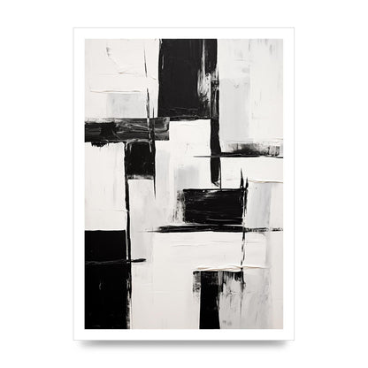 Captivating Geometric Black and White Pattern