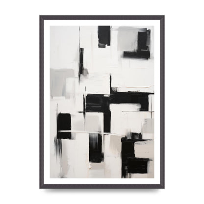 Geometric Patterns in Monochrome Art