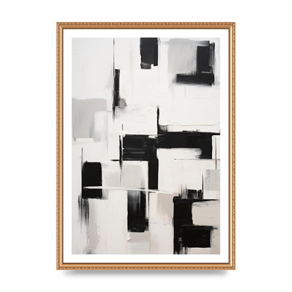 Geometric Patterns in Monochrome Art